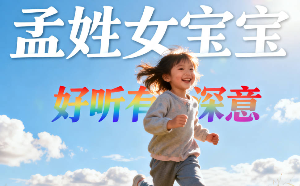 孟姓女寶寶起名寓意好的名字推薦