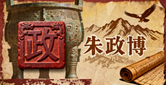 我建議用“朱政博”——“政”字自帶威嚴感，搭配“博”的開闊，剛柔平衡