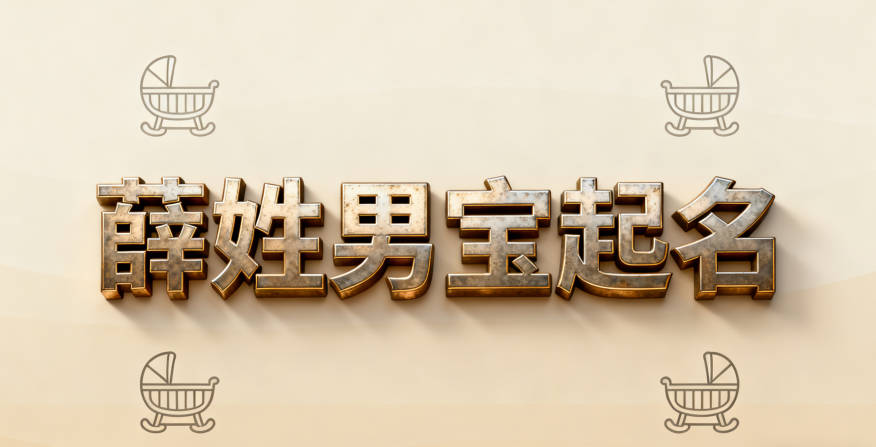 好聽又順口的薛姓男寶寶名字