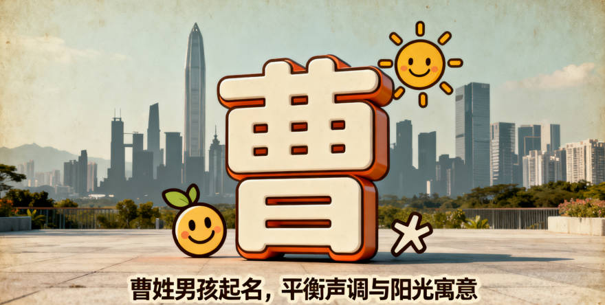 曹姓男寶寶起名寓意陽光開朗