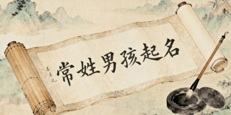 常姓男寶寶起名順口又好聽