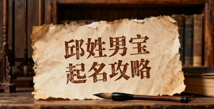 邱姓男寶寶起名寓意陽光開朗