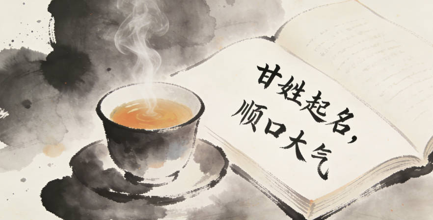 甘姓男寶寶起名順口又大氣