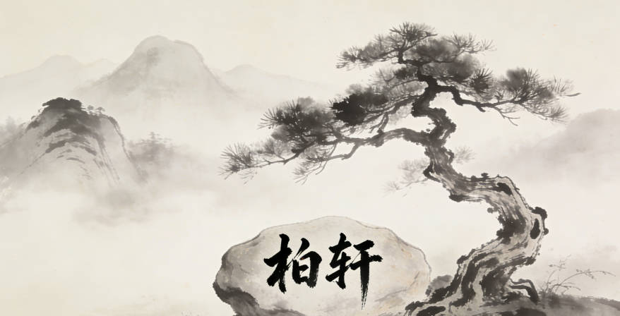 姚柏軒，柏代表堅韌品格，軒代表氣度，既積極向上，又不功利