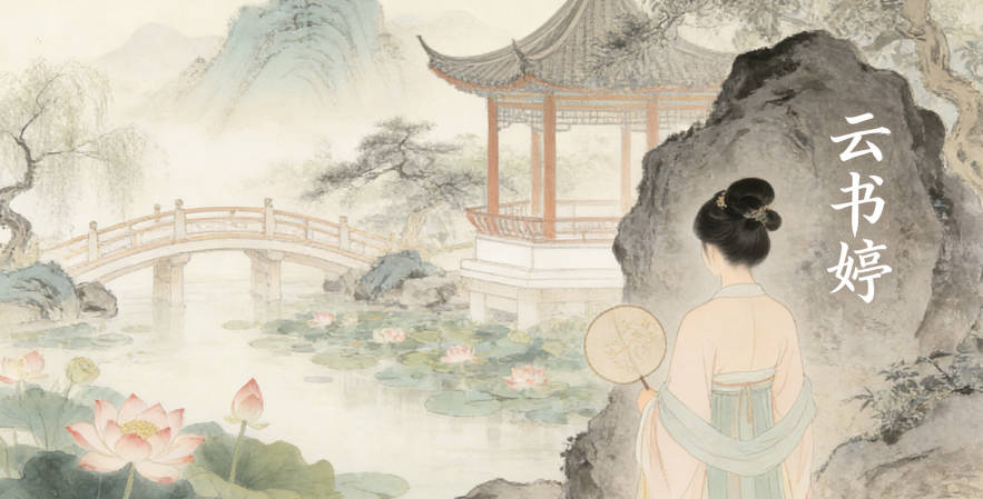 云書婷，書是傳統文化象征，婷是現代柔美字，既有傳承又有創新