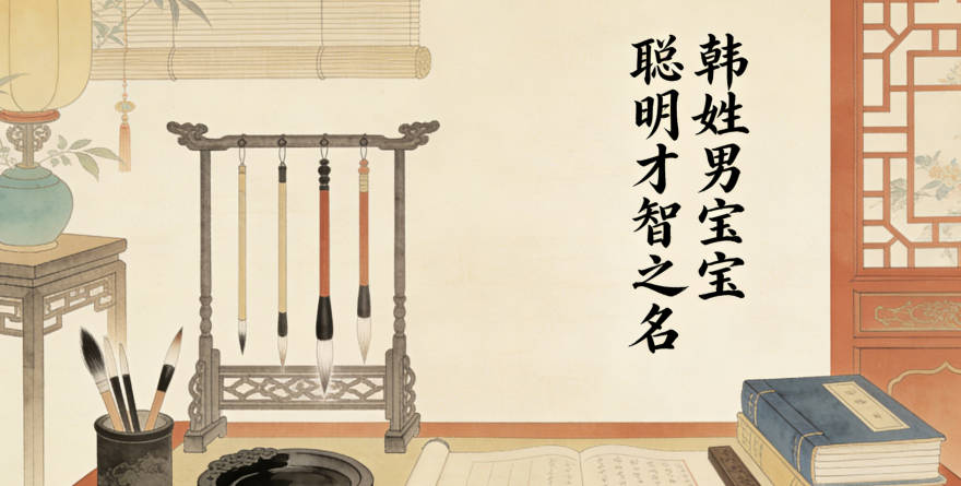 韓姓男寶寶起名寓意聰明才智