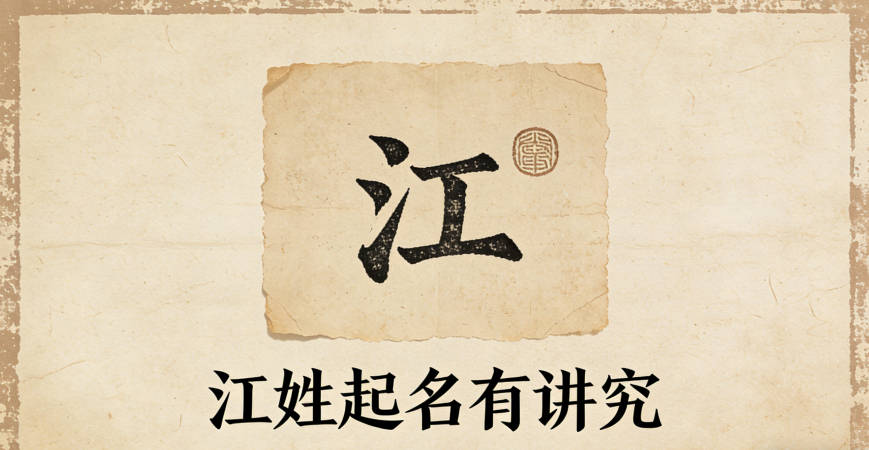 江姓男寶寶起名寓意未來有成就