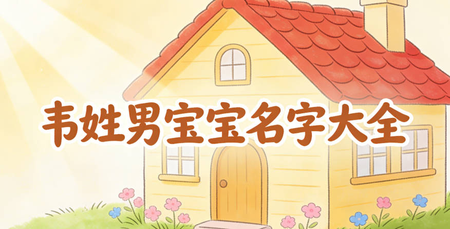 有寓意的韋姓男寶寶名字大全