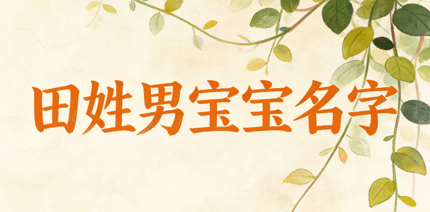 寓意吉祥的田姓男寶寶名字精選