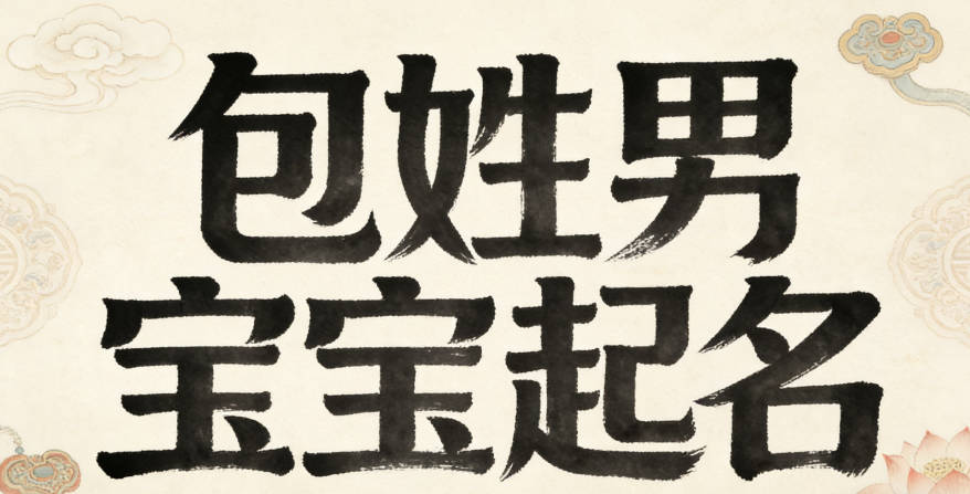 包姓男寶寶起名寓意好的名字推薦