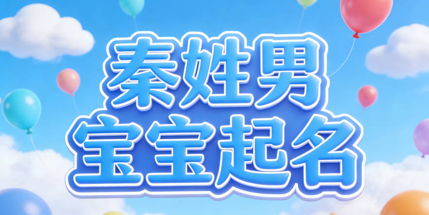 秦姓男寶寶起名寓意未來有成就