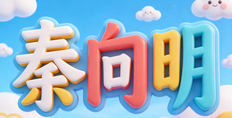 秦向明，向代表方向，明代表光明