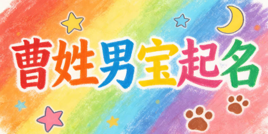 曹姓男寶寶起名大氣穩重