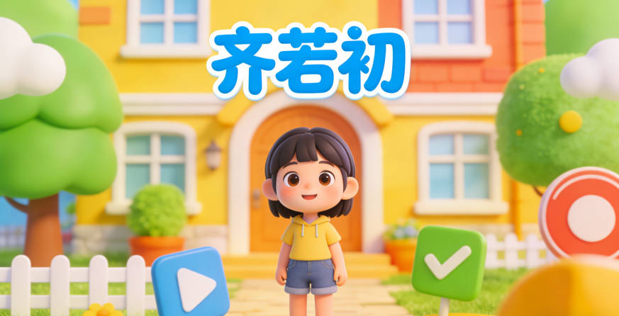 齊若初，初代表純凈初始，沒有消極聯想